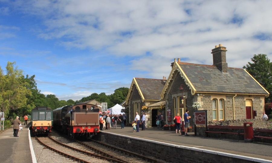 Bitton station on the Avon Valley Railway